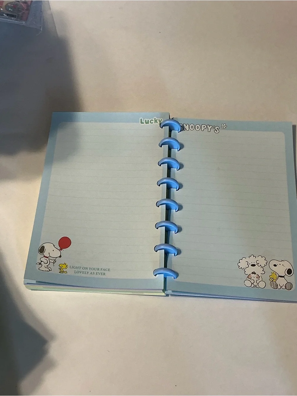 Snoopy A5 spiral bound, cute notebook!